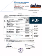 BBA BBA IB Practical Viva Voce Time Table May 2023