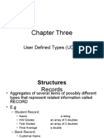 CH - 3 User Defined Types (UDTs)