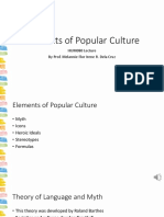 Lesson 6 - Elements of Pop Culture