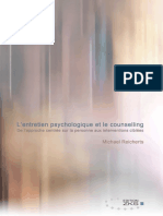 L'Entretien Psychologique Et Le Counselling