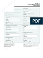 P45 Part 1A Details of Employee Leaving Work