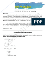 09 Mock Test - Math and More - Class Sinagtala 2023