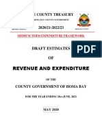 HBC Draft Annual Budget Estimates 2020-2021 To Hbca