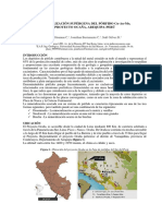 MINERALIZACIÓN SUPÉRGENA DEL PÓRFIDO Cu-Au-Mo Proyecto Ocaña Arequipa Perú