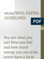 Healthful Eating Guidelines