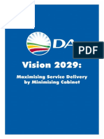 Vision 2029 Maximising Service Delivery by Minimising Cabinet Correct Version