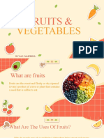 Fruits & Vegetables