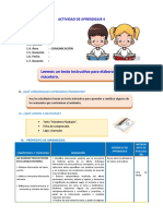 D4 A1 SESION Leemos Un Texto Instructivo para Elaborar Un Macetero.