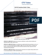 ASTM A192 ASME SA192 Seamless Boiler Tubes