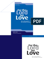 John Stott, For The Lord We Love - Your Study Guide To The Lausanne Covenant