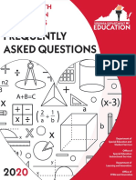 Students With Disabilities in Mathematics Frequently Asked Questions