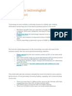 Statistics On Technological Development