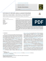 Extractos de Cardos Cultivados Como Potencial Bioherbicida