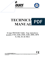 Autoclave Tuttnauer E-Type Technician