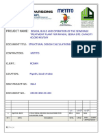 225221300-03-403 Structural Design Calculations For Balancing Tank