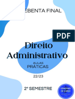 Direito Administrativo Sebenta Prática FDUP 2.º Semestre