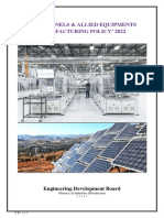 20220308-Policy On Solar Panel & Allied Equipment Manufacturing'2022