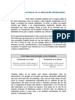 Estereotipos Internacionales en La Negociacion Internacional