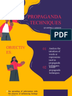 English 8 - Quarter 3 - Lesson 2 (Propaganda Strategies)