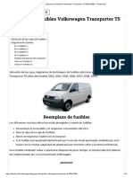 Fusibles Volkswagen T5 B