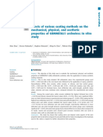 2023 ZHOU Effects of Various Coating Methods On The Mechanical Physycal and Aesthetic Properties of Gummetal Archwires in Vitro Study