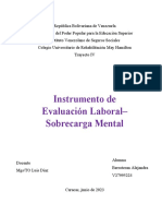 Instrumento de Evaluacion Terapia Ocupacional