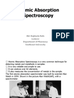 Atomic Absorption Spectros