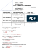 General Chemestry 1 Quarter 2 Worksheet 4 Output