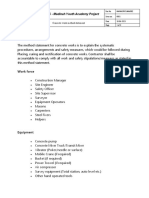 Concrete Work Method Statment