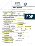 2ND Summative Test - Science9 - 2022-2023