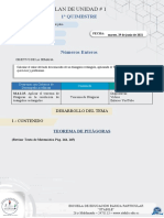 8º Mat 29-06 Tarea 7 Teorema de Pitágoras