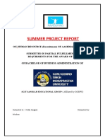 Summer Project Report