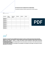 Exemple de Fiche de Suivi D'assiduité Du Personnel