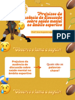 Tema de Redação - Prejuízos Da Ausência de Discussão Sobre Saúde Mental No Âmbito Esportivo