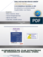 Analisis Plan Estrategico de Desarrollo Nacional Al 2050