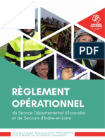 Règlement Opérationnel: Du Service Départemental D'incendie Et de Secours d'Indre-et-Loire