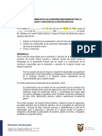 Acta de Conformación de Las Comisiones Responsables