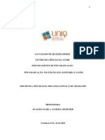 Apostila Psicologia Organizacional Uniq 10 Dez 22