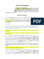 Contrato de Arrendamiento (Persona Físíca)