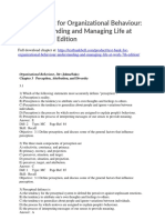 Test Bank For Organizational Behaviour Understanding and Managing Life at Work 7th Edition