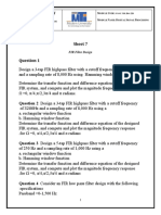 Sheet 7 DSP