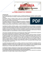 Semana 6 - Biología - Sistema Digestivo Humano