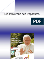 Die Intoleranz Des Papsttums