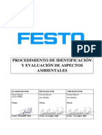 PR-SGSSTA-005 Identificación y Evaluación de Aspectos Ambientales