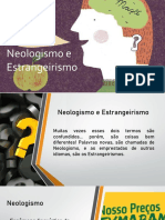 Neologismo e Estrangeirismo