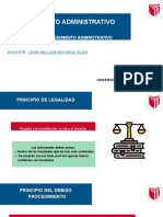 Procedimiento Administrativo Principios Del Procedimiento Administrativo