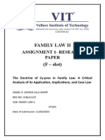 Family Law-2, Doctrine of Cy-Pres, Research Paper