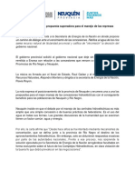 Neuquén Insiste en Una Propuesta Superadora para El Manejo de Las Represas