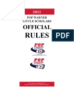 2011 Pop Warner Rule Book