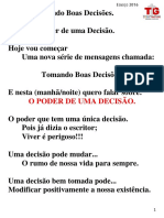 O Poder de Uma Decisão